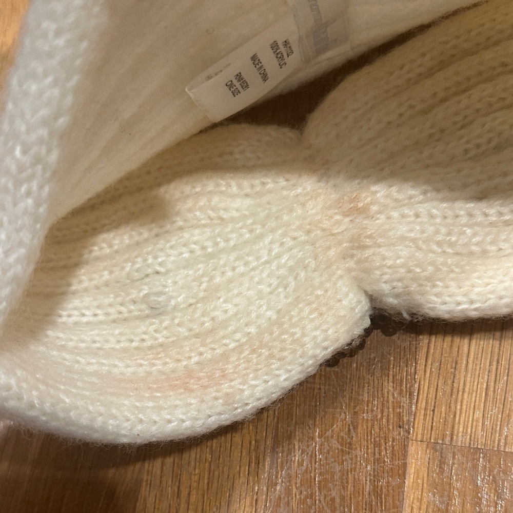 *last chance* C.C | Tan Knit Beanie with Metallic Accents + 2 winter hats - Picture 11 of 16